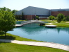 The pond, EMU campus. Never trust water the color of antifreeze