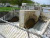 The dam at the new Dixboro Bridge