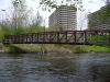 Near Nichols Arboretum, bridge to Mitchell Field