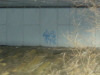 Graffitti under the Cross Street Bridge