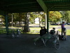 Starting at the pavilion at Recreation Park, Ypsilanti
