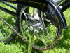 Note the Heron design on the chainring, the cotterpin bolt detail, and the figure near the end of the crank arm