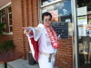 Elvisfest was the same day. The King showed up to greet folks