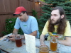 The official unofficial after-race debriefing at Corner Brewery