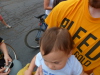 Even babies get helmet hair