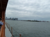 From the left: Manhattan, Governor's Island with Brooklyn behind