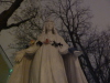Statue of Mary at West Cross and Hamilton, across from St. John the Baptist Church