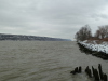 Hudson River looking north, Palisades Park on the opposite bank