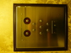 Elevator control panel in the hotel