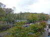 The view from my fire escape --- Fort Tryon Park, Dyckman and Broadway