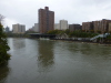Harlem River at the Broadway Bridge. A bit calmer today.