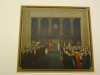 A mural by Griffith Baily Coale, of a visit by George VI and Queen Elizabeth to Columbia in 1939