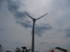 A large windmill at Ontario Place --- as far as we could tell, they use wind power to grind up tourists into sausage that they serve at the approximately five million hot dog carts in Toronto.