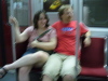 Beth and Jason on the subway