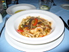 Mushrooms, red pepper and fettucini dish I had