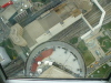 Looking down, the tracks lead into Union Station off to the right