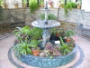 Fountain in conservatory